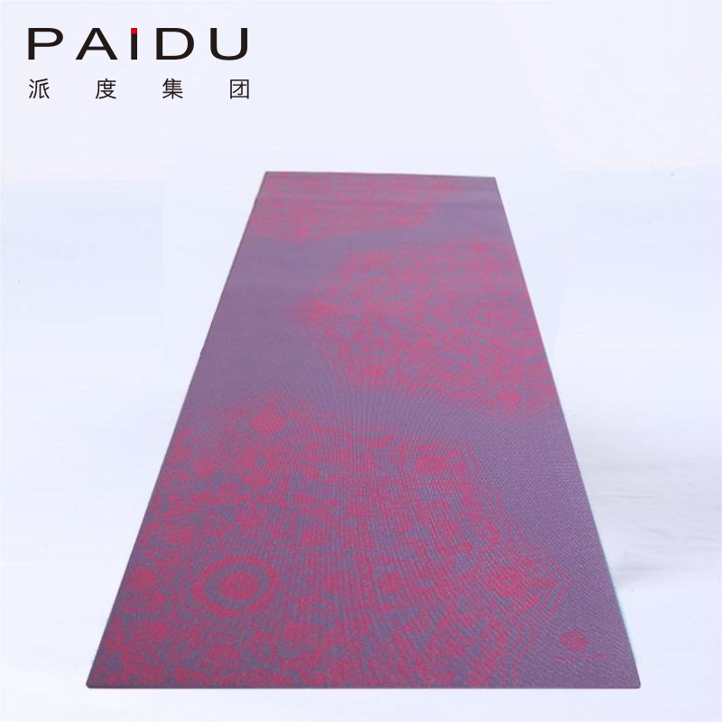 Paidu Manufacturer 173*61Cm Quality Pvc Printing Yoga Mat Manufacturer