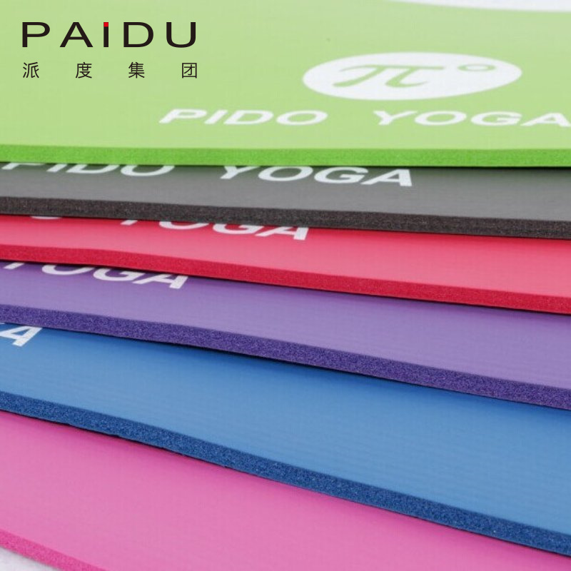 Customized High Quality Color NBR Printing Yoga Mat Manufacturer | Paidu Supplier