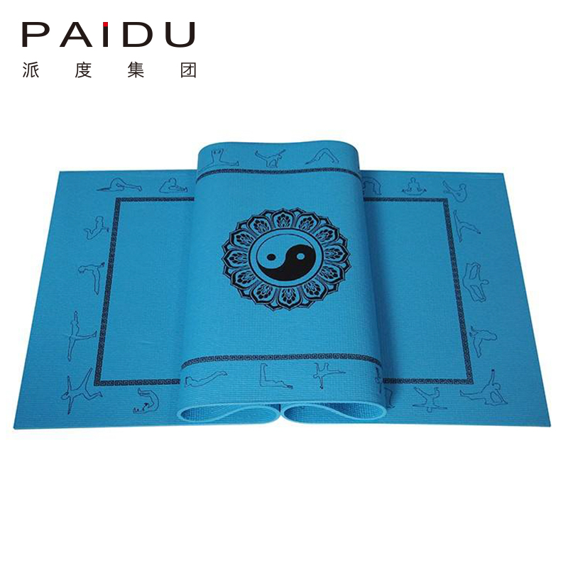 Paidu Manufacturer Quality High Density Customized Full Color Nbr Printing Yoga Mat Manufacturer