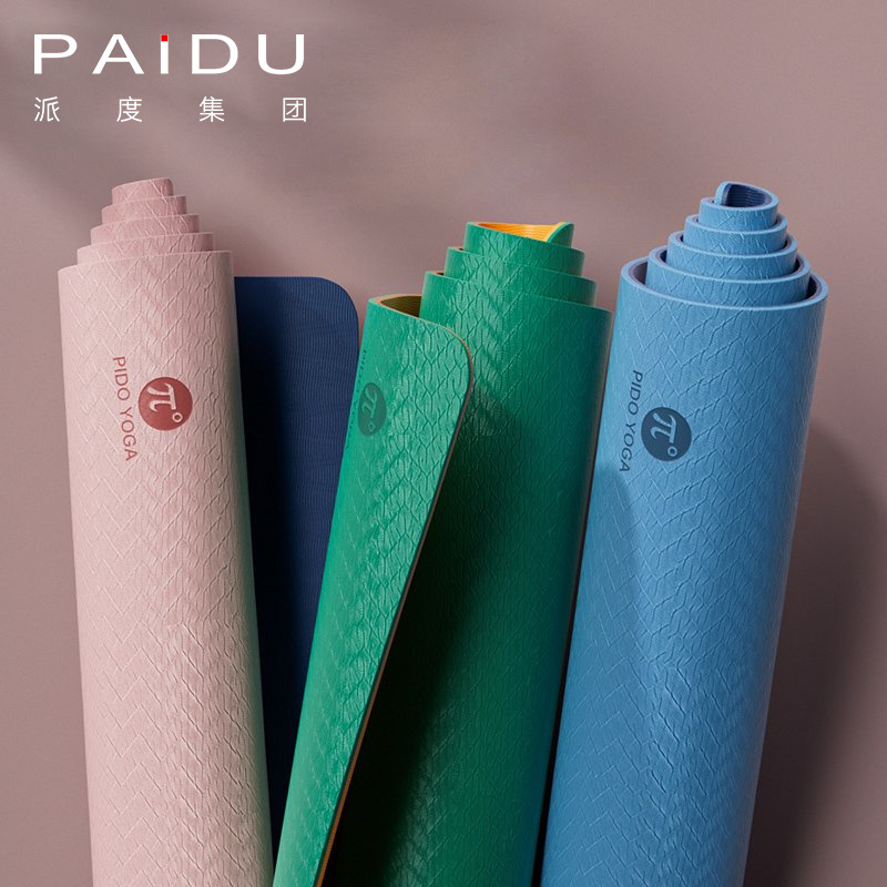 Wholesale 2-Color TPE Yoga Mats - Vibrant Style, Premium Quality | Paidu Supplier