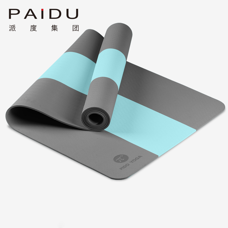 Eco-Friendly Stripe TPE Yoga Mat Bulk - Sustainable Practice, Stylish Design | Paidu Supplier