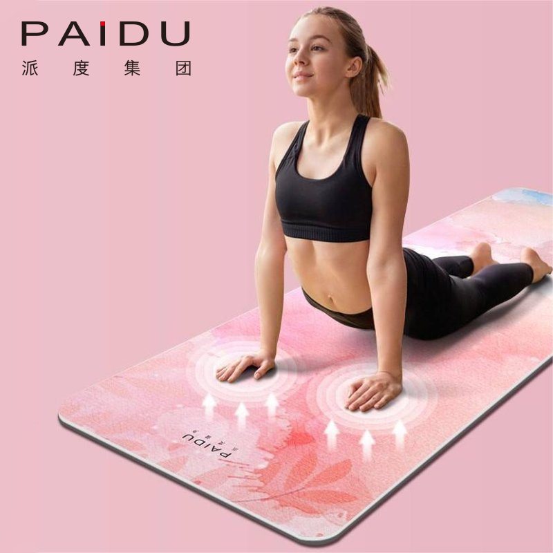 Customized Eco-Friendly Tpe Printing Yoga Mat For Fitness Manufacturer | Paidu