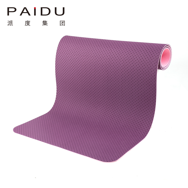 TPE Holey Yoga Mats Manufacturer - Quality Mats with Enhanced Traction | Paidu Supplier