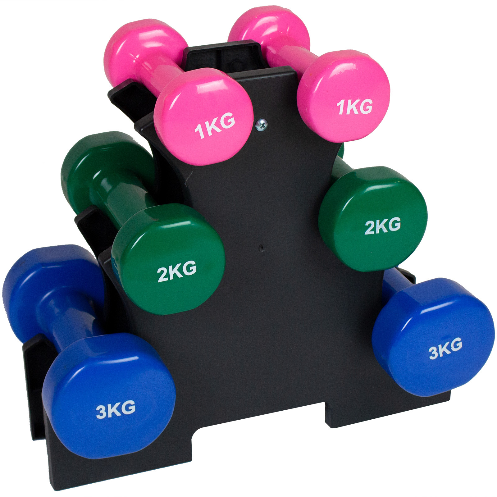 Glossy Dip Plastic Dumbbell Set Colorful Lady Fitness Home Solid Iron Small Dumbbell Strength Training Equipment - Paidu Group