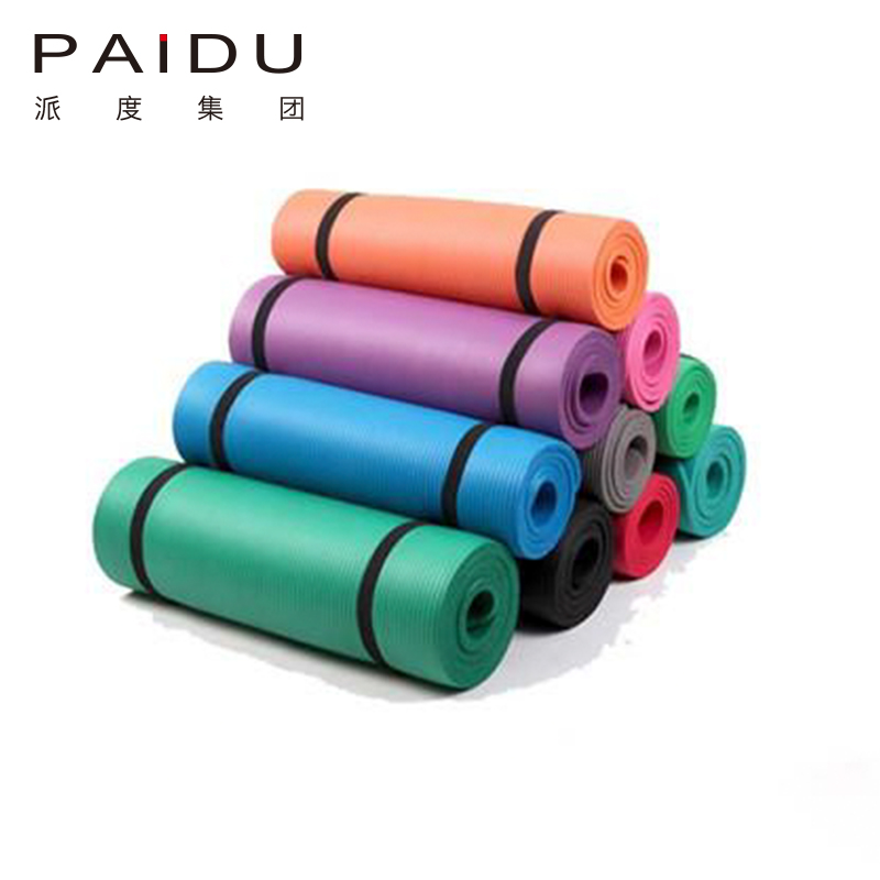 Premium NBR Pure Color Yoga Mat Manufacturer - Enhance Your Yoga Practice!