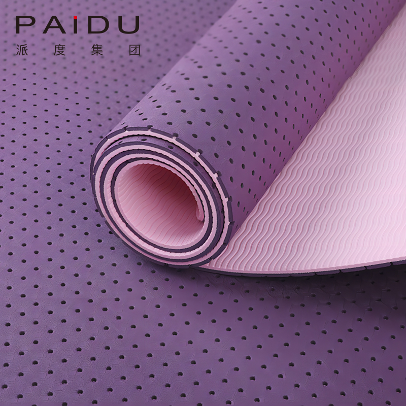 Higt Quality TPE Holey Yoga Mat Wholesale Manufacturer | Paidu Supplier