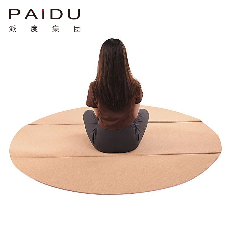 Innovative Design Premier Round Cork TPE Yoga Mat Manufacturer | Paidu Supplier