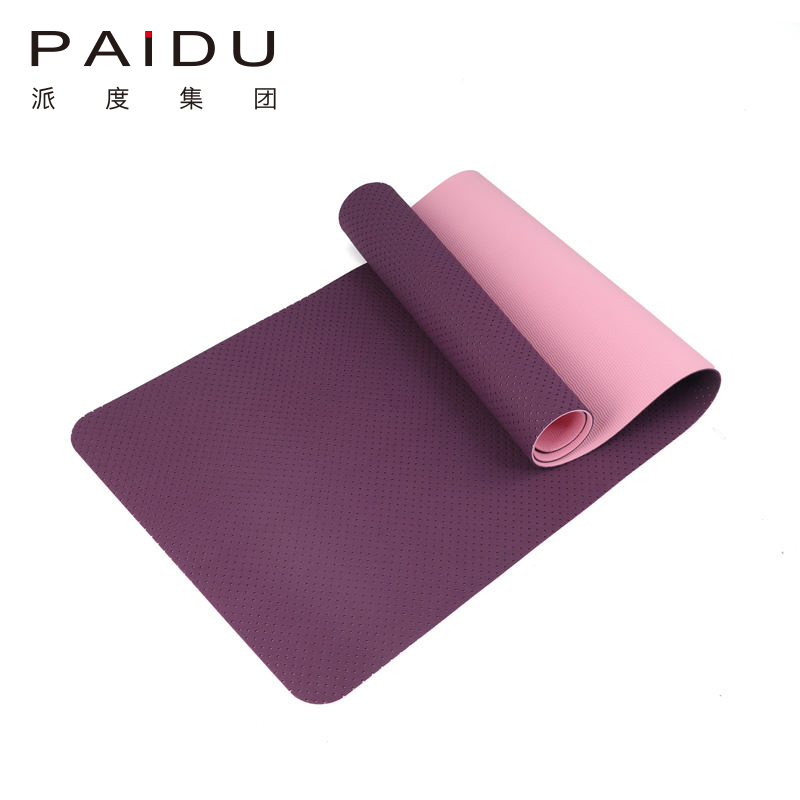 High Quality TPE Holey Fitness Yoga Mat ODM&OEM | Paidu Supplier
