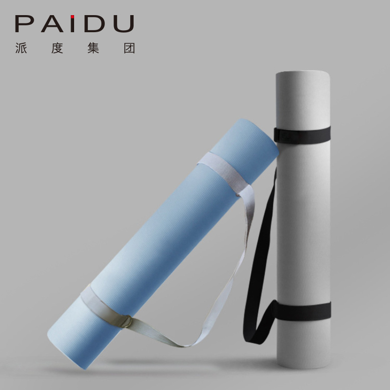 Wholesale 6/8mm Pure Color TPE Yoga Mats - Premium Quality, Eco-Conscious | Paidu Supplier