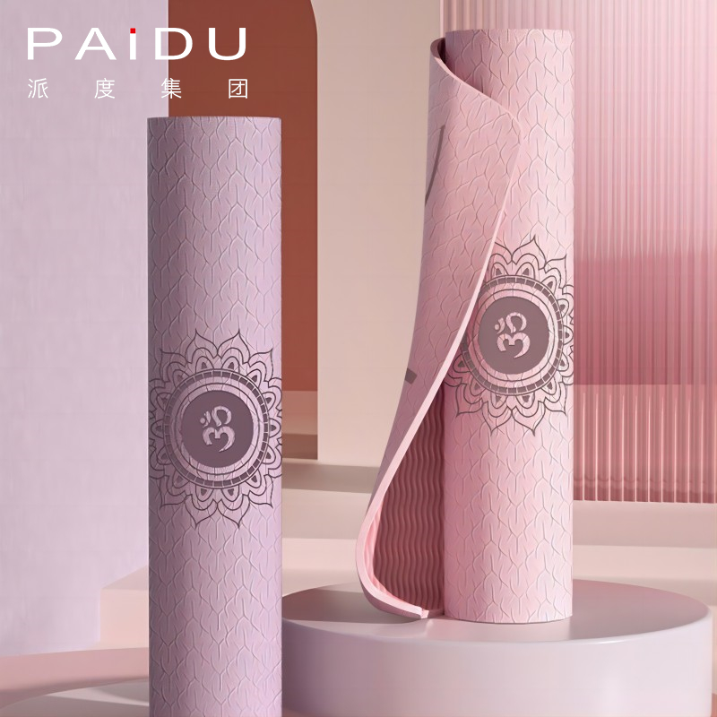 Premium Quality 6mm Solid Color TPE Yoga Mat Manufacturer | Paidu Supplier