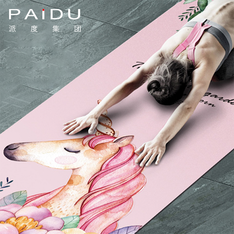 Bulk Suede Rubber Printing Yoga Mats - Customized Mats in Large Quantities