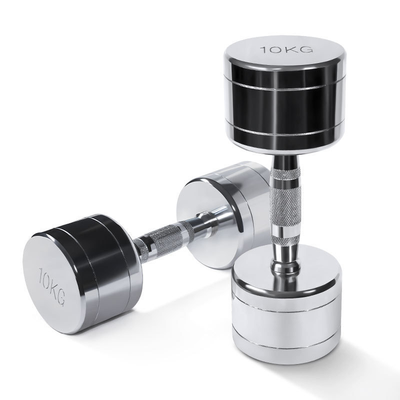 Electroplated Dumbell 1-10 Kg Pure Steel Dumbellm Set Ladies Special Fitness Stainless Steel - Paidu Group