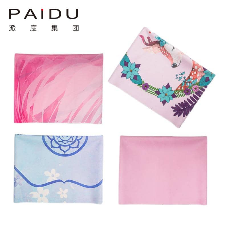 Custom Exercise Travel Suede Folding Printing Yoga Mat Wholesale | Paidu Supplier