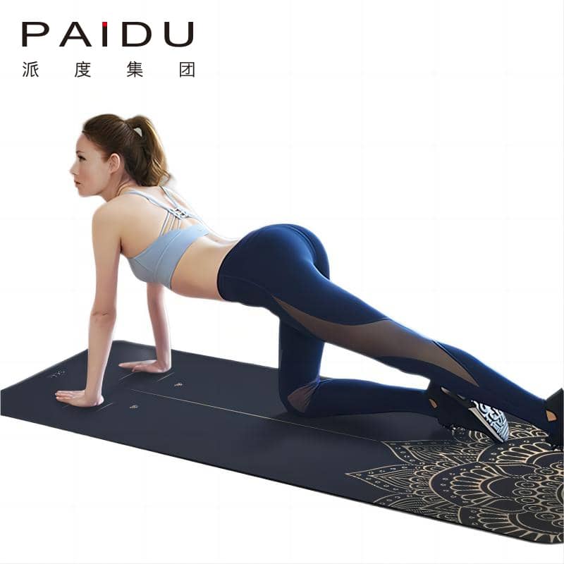 Bulk Colorful Suede Printing Yoga Mats Customizable and Durable | Paidu Supplier