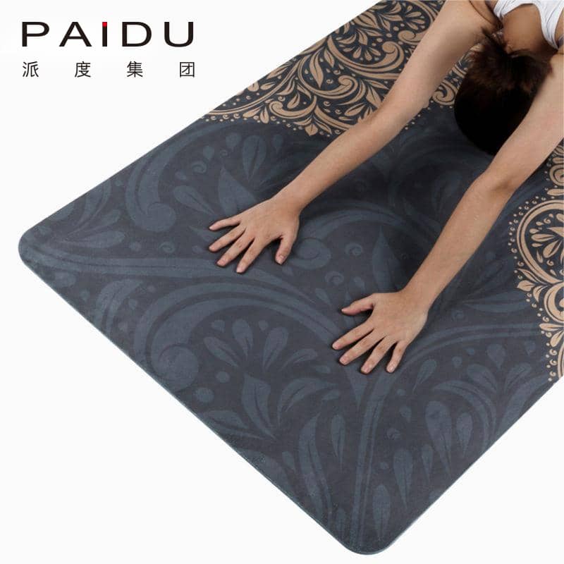 Colorful Suede Rubber Printing Yoga Mat Wholesale Manufacturer | Paidu Supplier