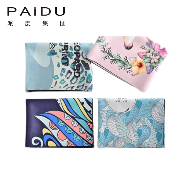 Premium Quality Wholesale Suede Rubber Printing Yoga Mats | Paidu Supplier