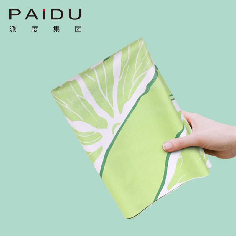 Custom Exercise Travel Suede Folding Printing Yoga Mat Wholesale | Paidu Supplier