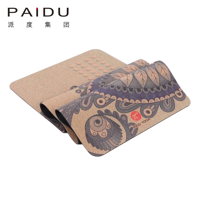 Custom Cork Rubber Yoga Mat - Personalized Yoga Experience | Paidu Supplier
