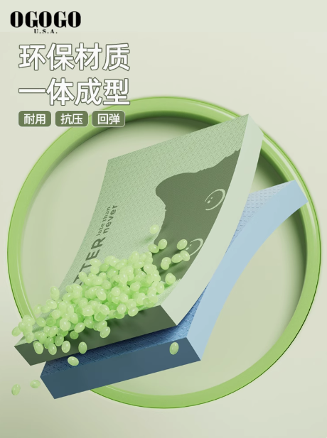 OGOGO Thickened Balance Pad for Ab Wheel for Yoga Fitness Plank and Core Training Foam Mat