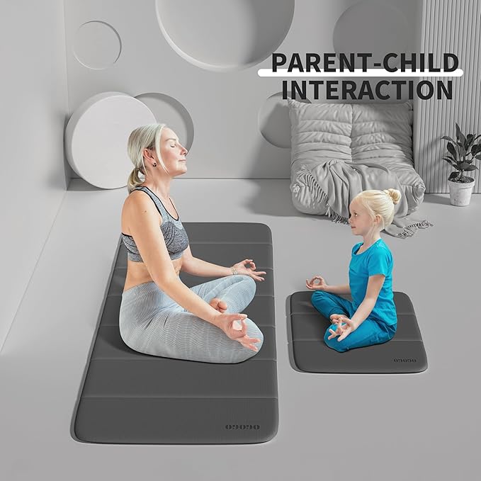 OGOGO Kids Yoga Mat Extra Thick 2/5 Inches,Portable Folding Exercise Mat(41.7