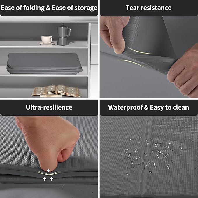 OGOGO Kids Yoga Mat Extra Thick 2/5 Inches,Portable Folding Exercise Mat(41.7