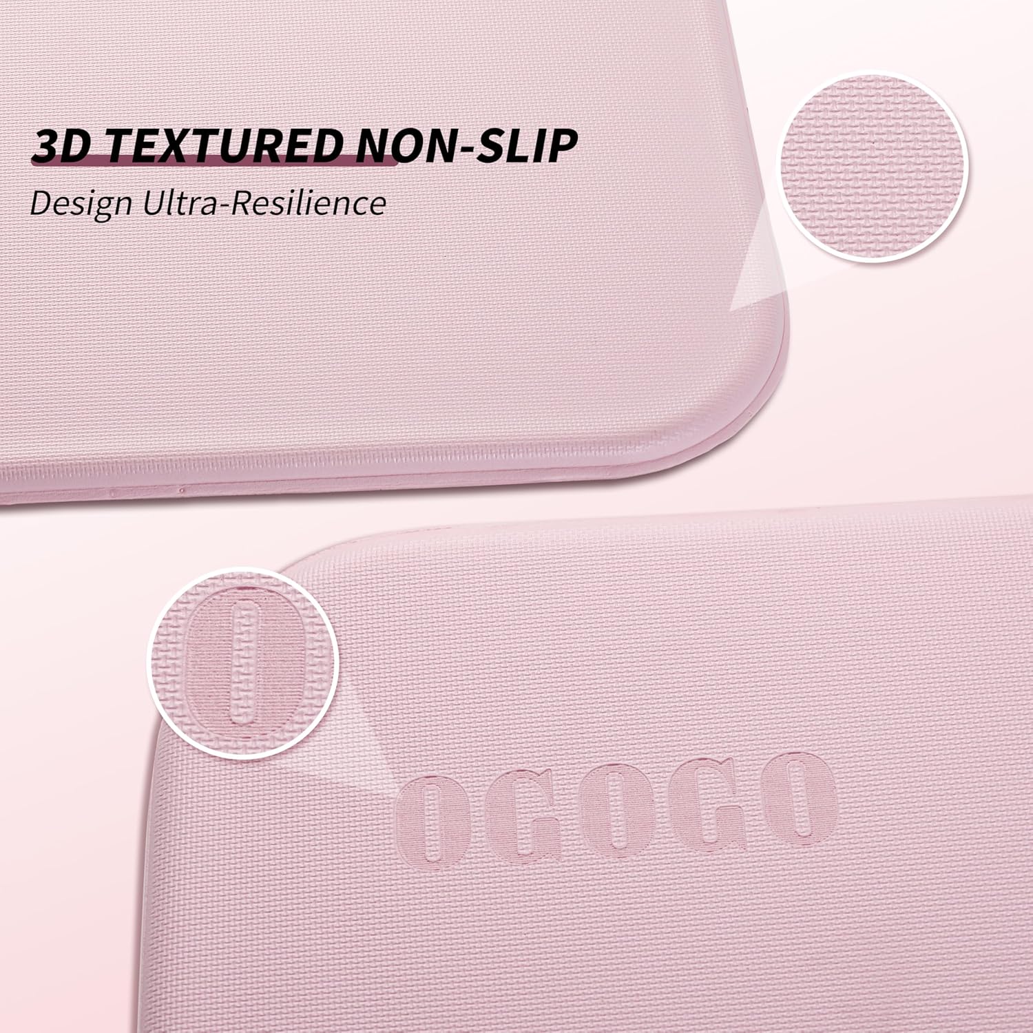 OGOGO Kids Yoga Mat Extra Thick 2/5 Inches,Portable Folding Exercise Mat(41.7