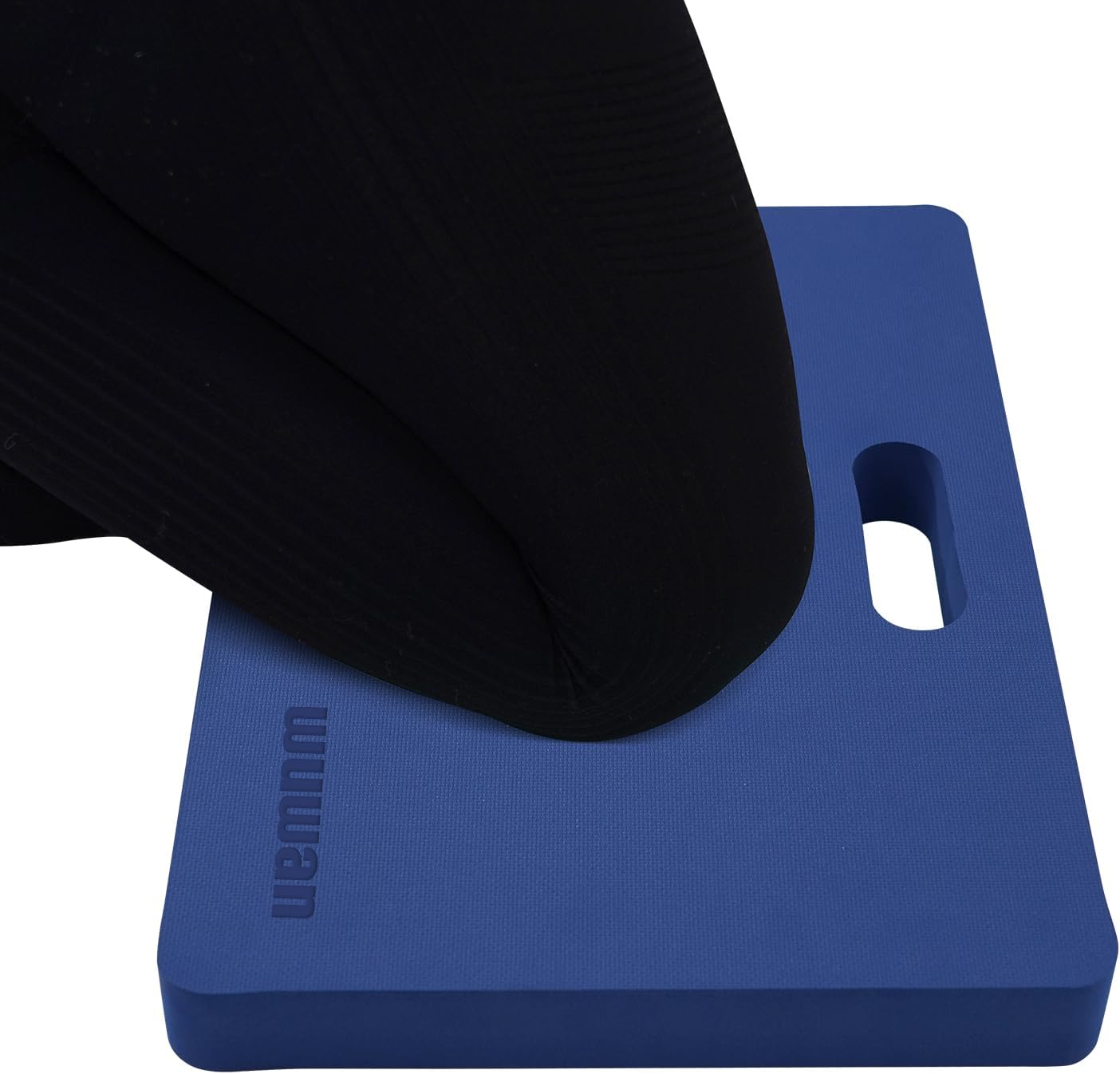Yoga kneeling mat, 1.5in Thick,Knee Push-ups, Plank Support & Yoga Elbows/Knees Mat Provides Cushion for Kneeling & Elbows Blue