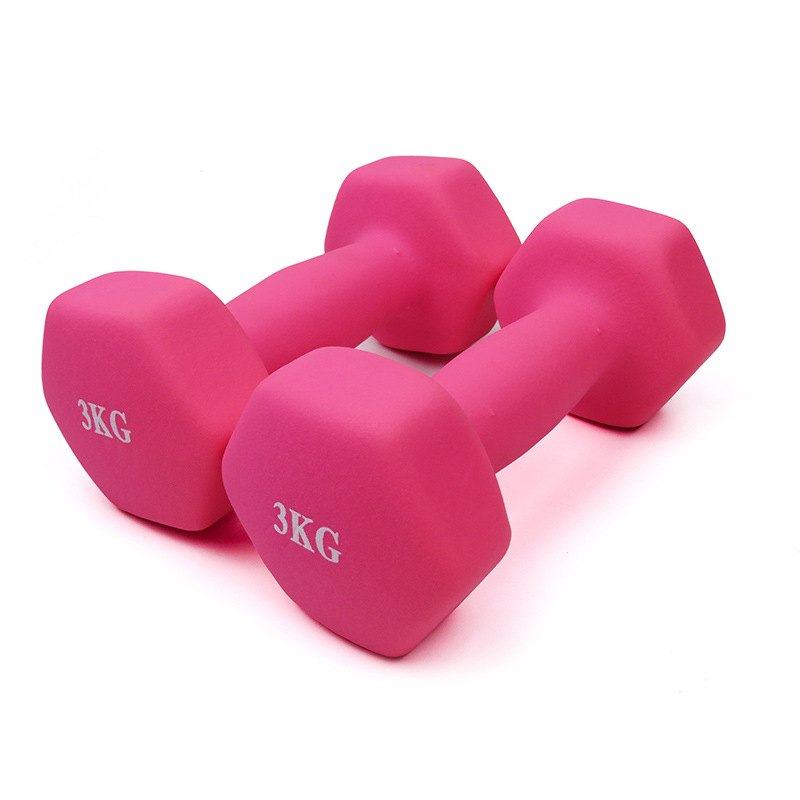 Dip Plastic Dumbbell Lady Fitness Home Solid Iron Small Dumbbell Strength Training Equipment - Paidu Group