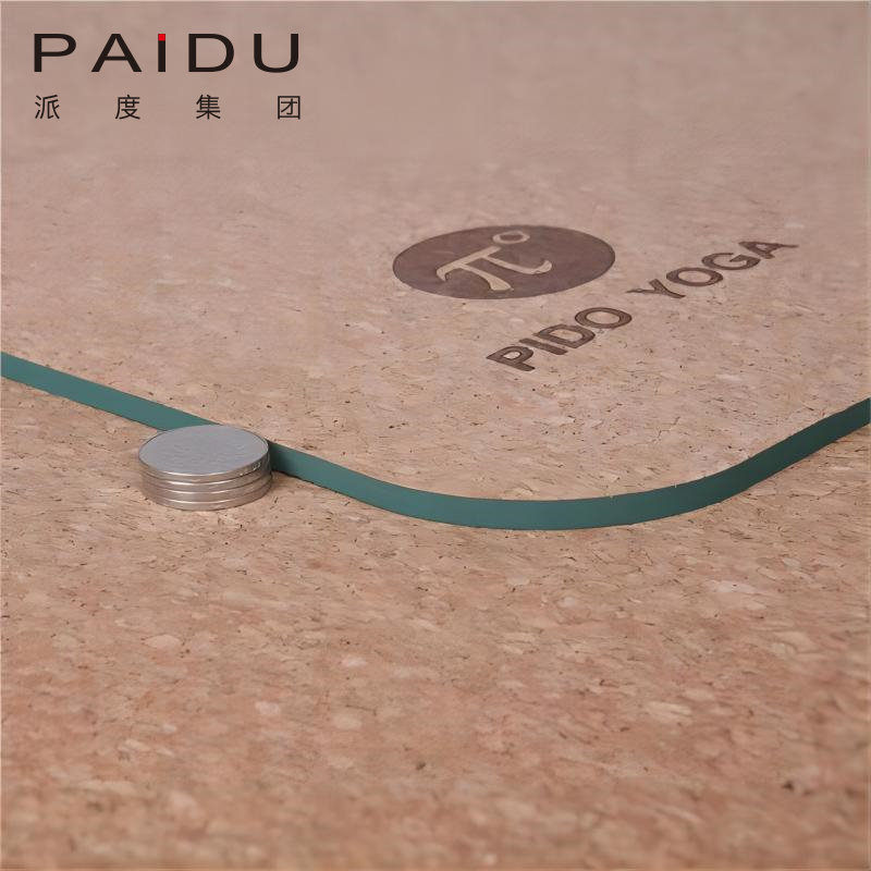 Paidu Manufacturer 183*68Cm Customized Wholesale Cork Tpe Yoga Mat Manufacturer