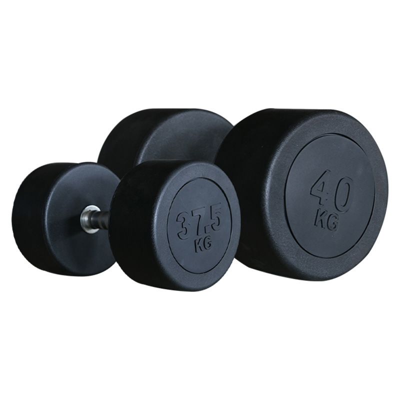 Round Head Dumbbell Cast Iron Men's Fitness Equipment Can Be Wholesale Multi-Weight Natural Rubber -Paidu Group