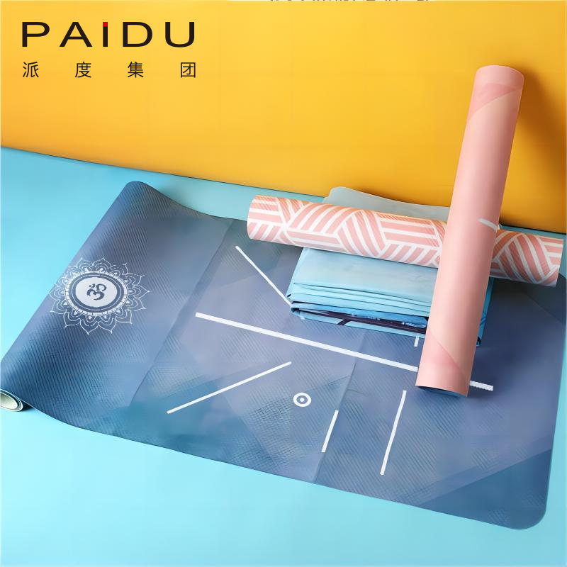 Bulk Suede TPE Folding Yoga Mats Manufacturer -Wholesale Foldable Comfort