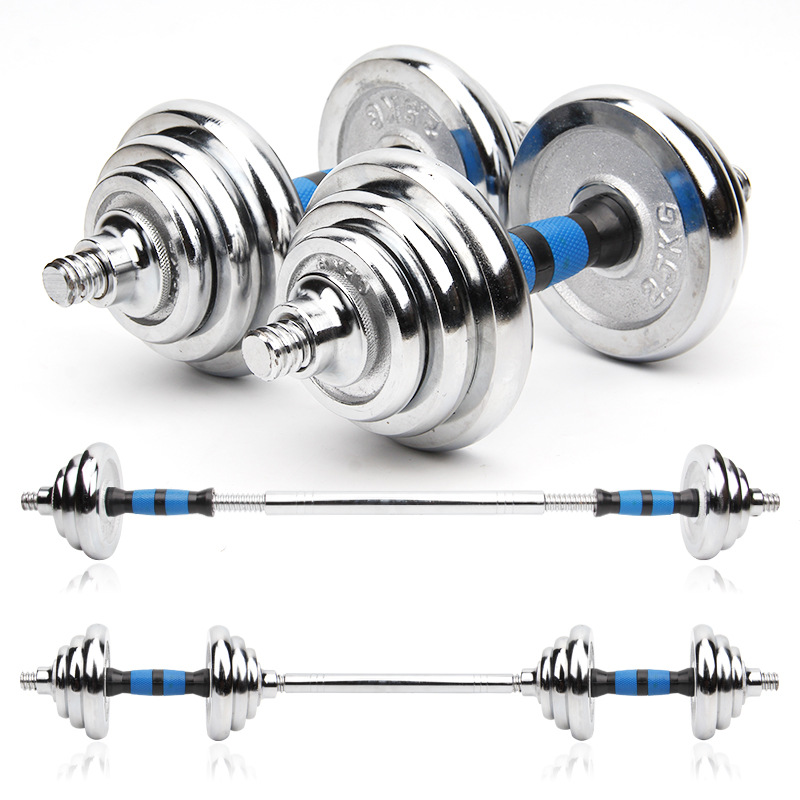 Adjustable Electroplated Dumbbell Fitness Home Barbell 10-40 Kg Fitness Weight Equipment - Paidu Group