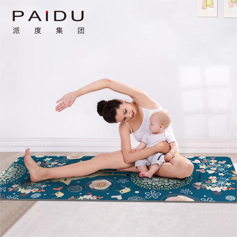 Paidu Manufacturer Quality Wholesale 8Mm Suede Tpe Printing Yoga Mat For Yoga Manufacturer | Paidu