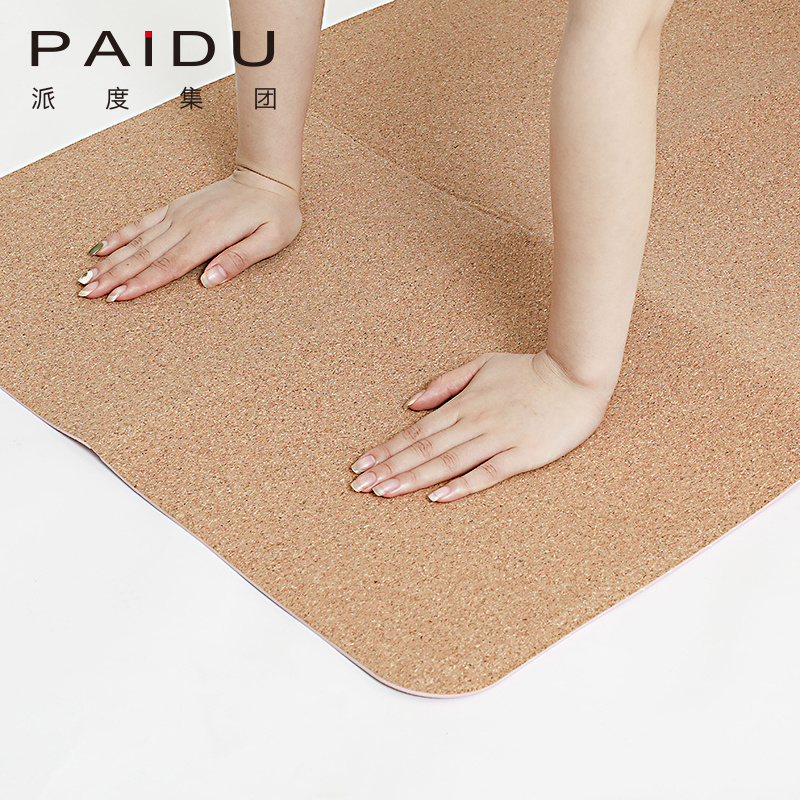 Premium Bulk Cork TPE Folding Yoga Mats for Sale - Portable & Eco-Friendly