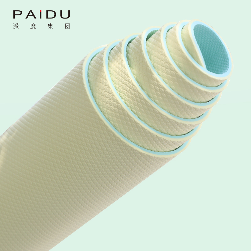 Paidu High Elastic TPE Yoga Mat Double Color 6mm Mat Customized High Quality Eco Friendly Natural Professional Manufacturer