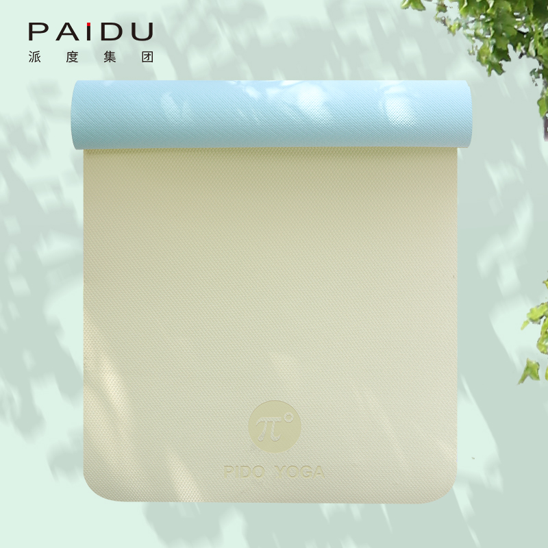 Customized Quality High Elastic Tpe Double Color 6mm Yoga Mat Manufacturers - Paidu Supplies