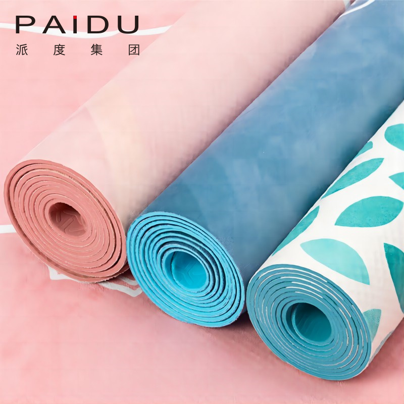 Wholesale Suede TPE Folding Yoga Mats - Premium, Portable Solutions