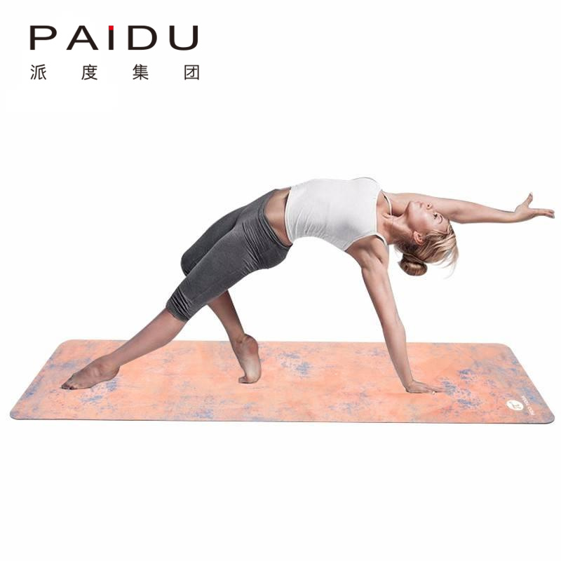 Premium 6mm Suede Yoga Mat - Luxurious Cushioning for Enhanced Yoga Experiences