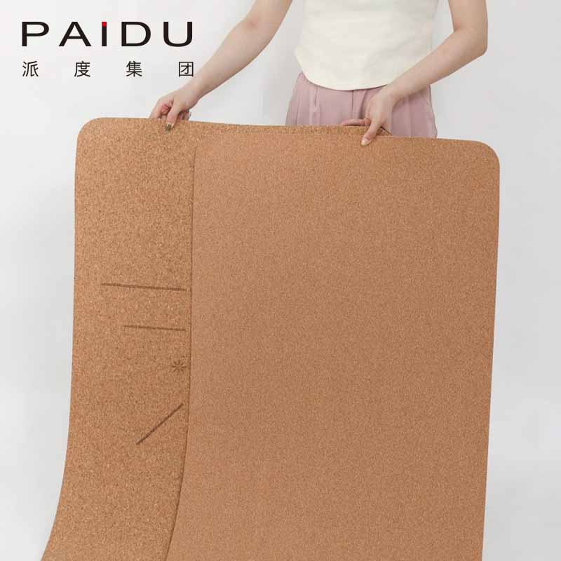 Premium Bulk Cork TPE Folding Yoga Mats for Sale - Portable & Eco-Friendly