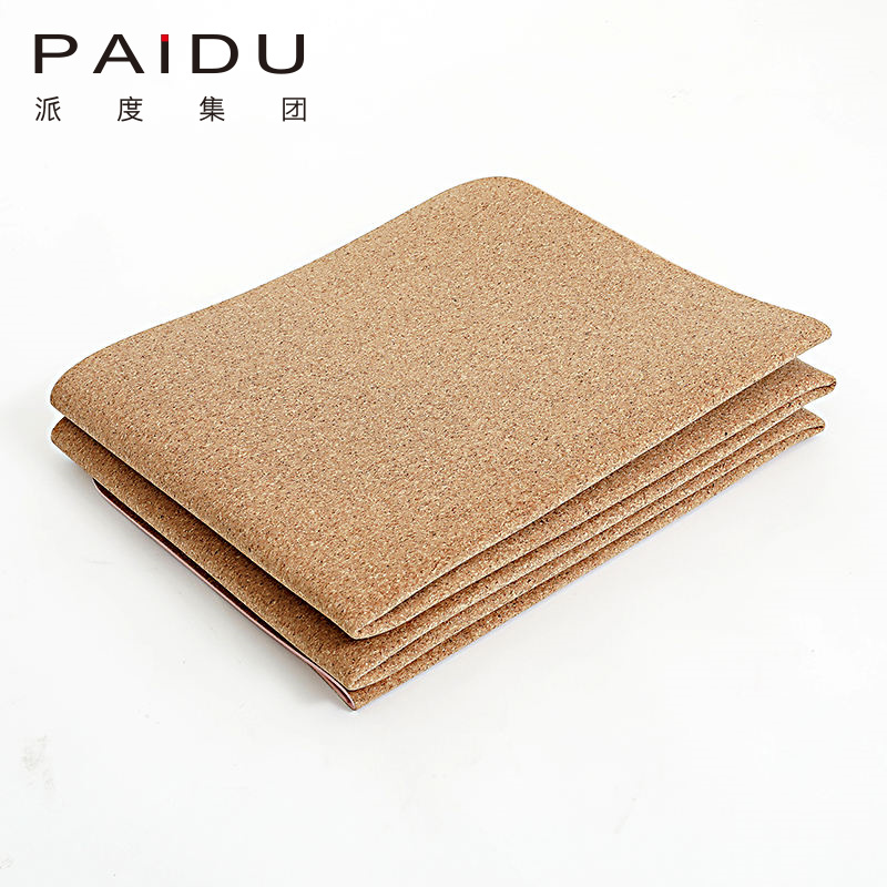 Leading Portable Cork TPE Folding Yoga Mat Manufacturer | Paidu Supplier