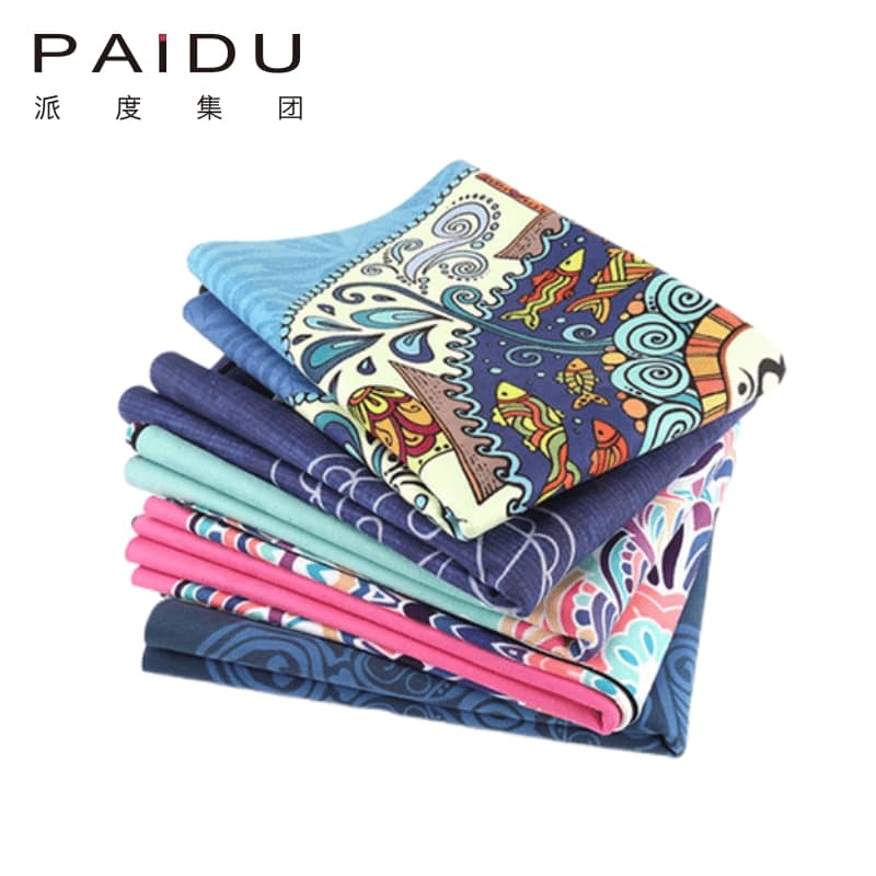 Wholesale OEM&ODM Suede Rubber Folding Yoga Mat Manufacturer | Paidu Supplier