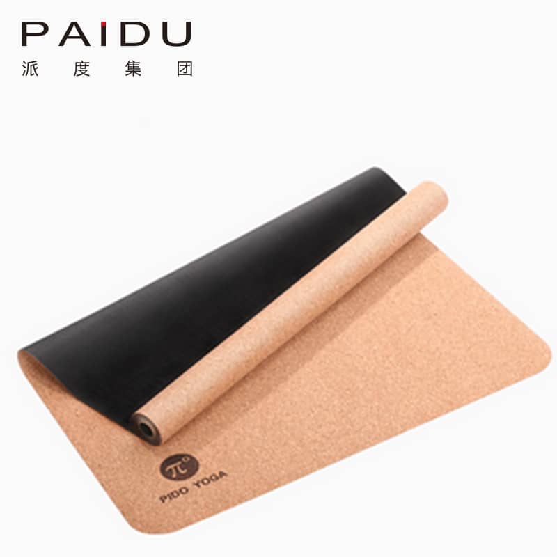 High Quality 5mm Cork Rubber Yoga Mat Wholesale Manufacturer | Paidu Supplier